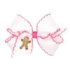 Gingerbread Print Holiday Bow -Cosplay Clothing Store 1221 GNB
