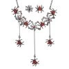 Spider Necklace And Earring Set 1 Spider Necklace And Earring Set -Cosplay Clothing Store 13754 red