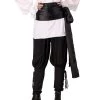 Large Satin Pirate Sash 1 Large Satin Pirate Sash -Cosplay Clothing Store 1496blk