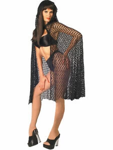 Full Length Fishnet Fantasy Cape