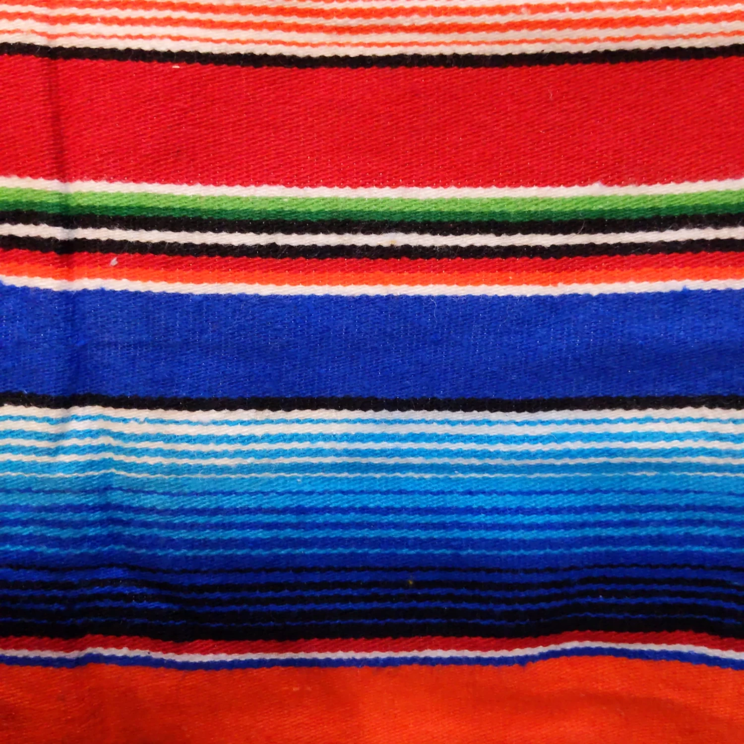 Saltillo Striped Poncho (Adult) 9 Saltillo Striped Poncho (Adult) - Image 7
