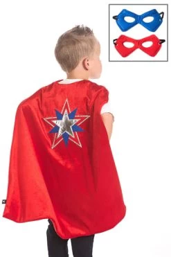 American Hero Cape And Mask (Child)
