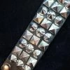 Pyramid/Cone Studded Bracelet (3-row) -Cosplay Clothing Store 1665607083247