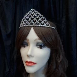 Iridescent Rhinestone Tiara -Cosplay Clothing Store 1674261658676