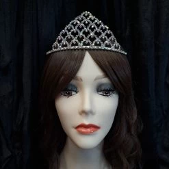 Iridescent Rhinestone Tiara -Cosplay Clothing Store 1674261666189