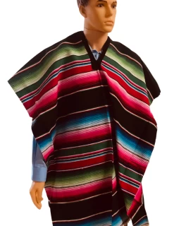 Saltillo Striped Poncho (Adult)