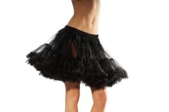 Long Pettiskirt (Black)