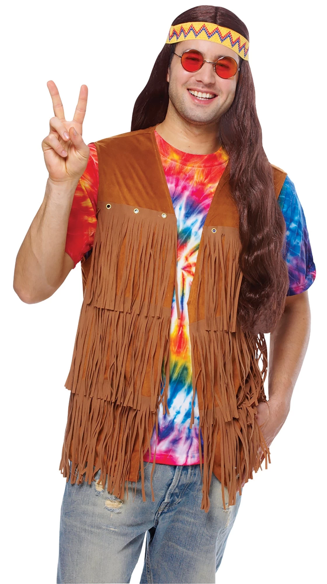 Hippie Fringe Vest (Adult) 3 Hippie Fringe Vest (Adult)