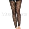 MUSIC LEGS Footless Lace Tights (Black) -Cosplay Clothing Store 35029 black large 76ebbbbb e149 4475 b1c1 961d62f17498