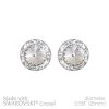 Swarovski Competition Earrings -Cosplay Clothing Store 40005 sil