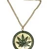 Necklace Happy Leaf Medallion 1 Necklace Happy Leaf Medallion -Cosplay Clothing Store 53692