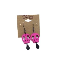 Skull Charm Earrings