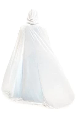 Hooded Cloak White (Adult) -Cosplay Clothing Store 55009 AdultCloak White Back 360x ca103a87 b772 48e3 9f40 5a13427f78a1