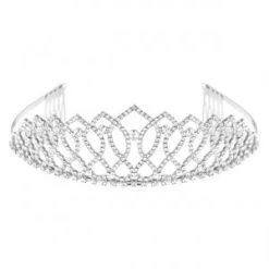 Teardrop Rhinestone Tiara
