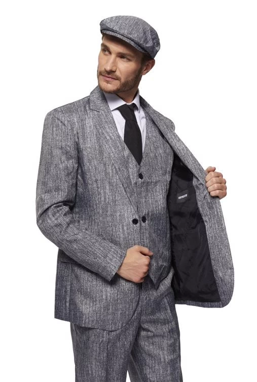 20's Grey Gangster Suit (Men) 5 20's Grey Gangster Suit (Men) - Image 3