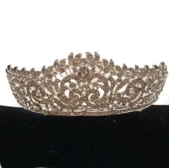 Baroque Style Rhinestone Tiara