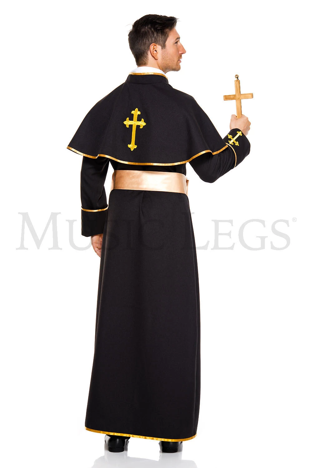 MUSIC LEGS Deluxe Priest Costume (Adult) 4 MUSIC LEGS Deluxe Priest Costume (Adult) - Image 2