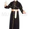 MUSIC LEGS Deluxe Priest Costume (Adult) -Cosplay Clothing Store 76024 deluxe priest front