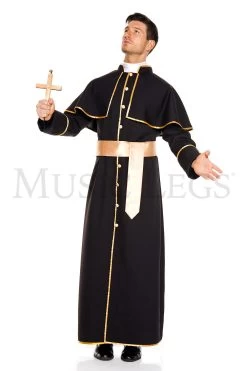 MUSIC LEGS Deluxe Priest Costume (Adult)