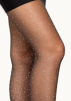 LEG AVENUE Sheer Rhinestone Pantyhose -Cosplay Clothing Store 7957 03 001