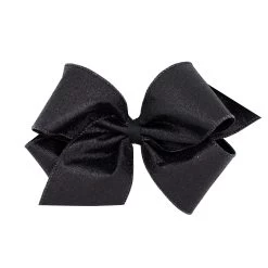 Party Glitter Overlay Bow X-Large -Cosplay Clothing Store AHWO8117K BLK