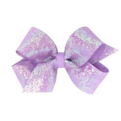 Iridescent Sequin Overlay Bow