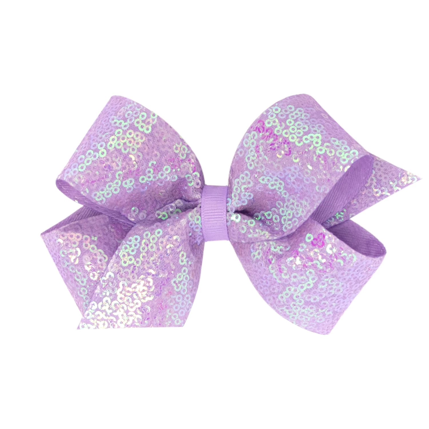 Iridescent Sequin Overlay Bow