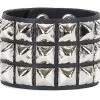 Pyramid Studded Bracelet (3-row)