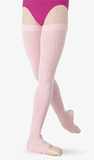 36" Ribbed Knit Stirrup Legwarmer Body Wrappers 5 36" Ribbed Knit Stirrup Legwarmer Body Wrappers - Image 3