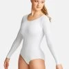 Capezio Long Sleeve Leotard (Plus) -Cosplay Clothing Store BLCAT135X S1 wht