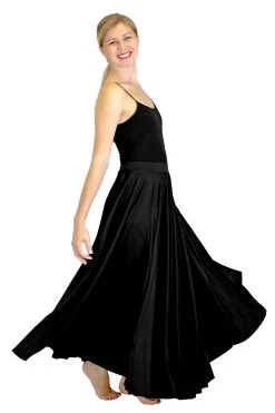 Long Liturgical Skirt (Adult) 13 Long Liturgical Skirt (Adult) -Cosplay Clothing Store BSBM2235L S1 BK