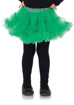 LEG AVENUE Classic Pettiskirt (Child) -Cosplay Clothing Store BSLA4894C GRN