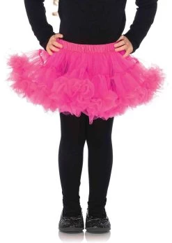 LEG AVENUE Classic Pettiskirt (Child) -Cosplay Clothing Store BSLA4894C HTPNK