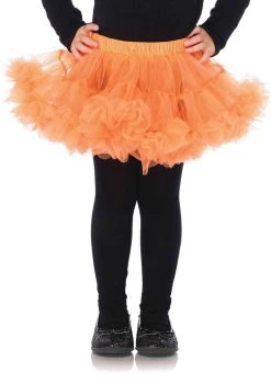 LEG AVENUE Classic Pettiskirt (Child) -Cosplay Clothing Store BSLA4894C ORNG