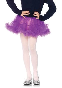 LEG AVENUE Classic Pettiskirt (Child) -Cosplay Clothing Store BSLA4894C PRPL