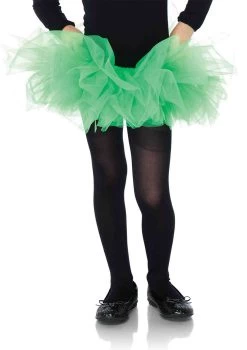 LEG AVENUE Organza Tutu (Child) -Cosplay Clothing Store BSLA4900C GRN