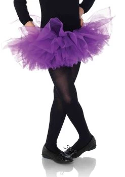 LEG AVENUE Organza Tutu (Child) -Cosplay Clothing Store BSLA4900C PRPL