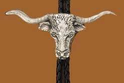 Longhorn Steer Bolo Tie