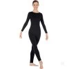Long Sleeve Crew Neck Unitard (Adult) -Cosplay Clothing Store BUE44130A S1 blk