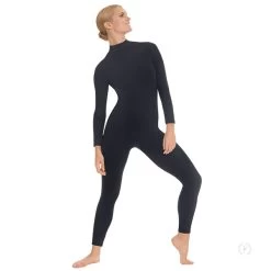 Long Sleeve Mock Neck Unitard Eurotard (Adult)