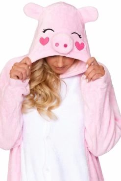 Be Wicked Cozy Pig Onesie (Adult)