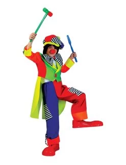 FUNNY FASHION Spanky Stripes Clown (Child)
