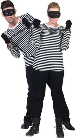 FUNNY FASHION Striped Shirt (Adult)