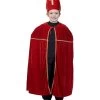 FUNNY FASHION Nicholas Cape And Hat (Child) 1 FUNNY FASHION Nicholas Cape And Hat (Child) -Cosplay Clothing Store CCFF69117 S1