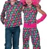 FUNNY FASHION Disco Dot Swirl Jumpsuit (Child) -Cosplay Clothing Store CGFF4841G S2