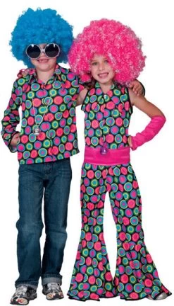 FUNNY FASHION Disco Dot Swirl Jumpsuit (Child)