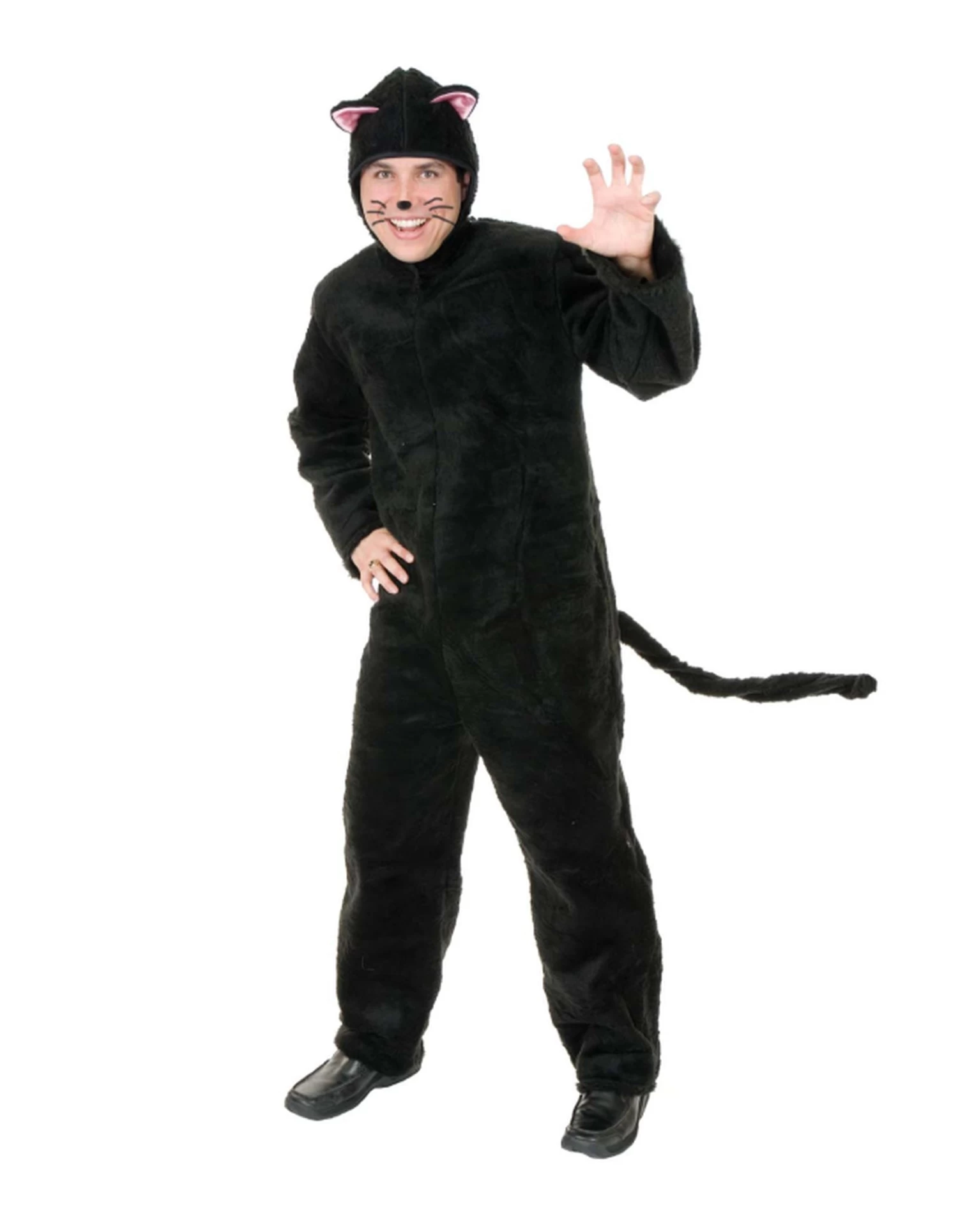 Plush Cat Costume (Adult) 3 Plush Cat Costume (Adult)