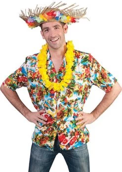FUNNY FASHION Paradise Hawaiian Shirt (Adult)