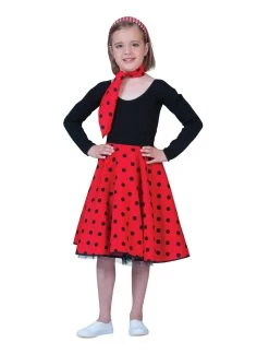 FUNNY FASHION Polka Dot Skirt (Child)