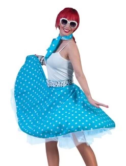 FUNNY FASHION Polka Dot Skirt (Adult) -Cosplay Clothing Store CSFF5846W S1 AQ